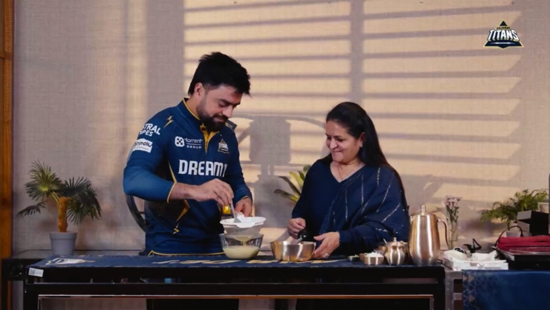 Player cooking segment filmed for a regional food story